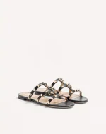 Valentino Rockstud Flat Slide Sandal - Image 6